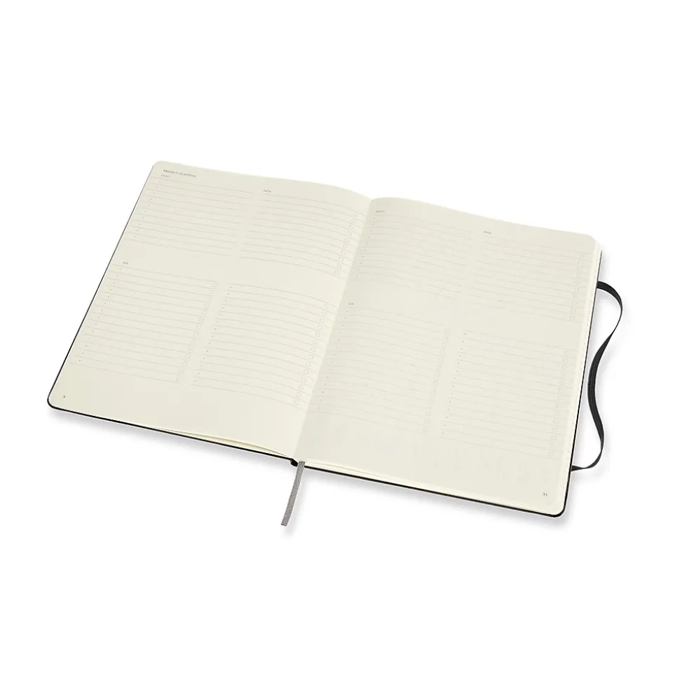 Moleskine Folio Professional Notebooks, 7.5" x 9.75", College Ruled, 96 Sheets, Black (620800)