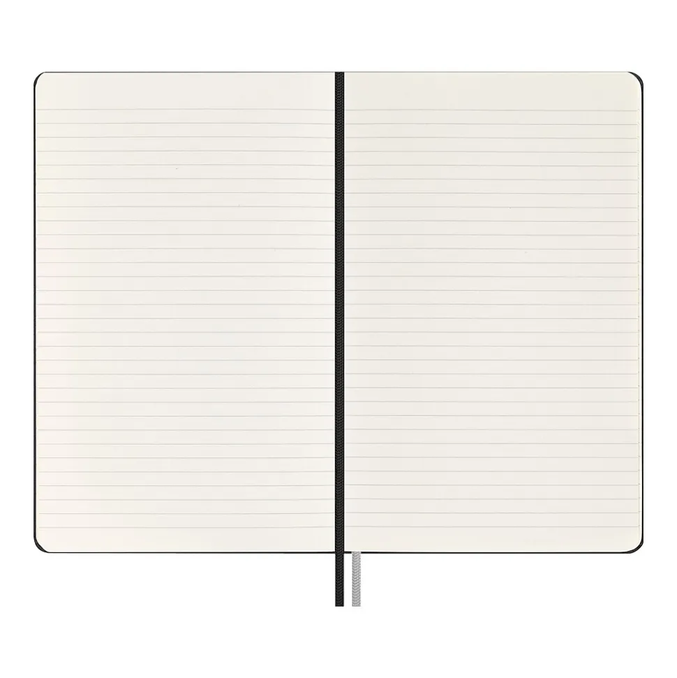 Moleskine Harry Potter Lumos Limited Edition Notebook, 5" x 8.25", Narrow-Ruled, Black/White (LEHP23QP060LUM)