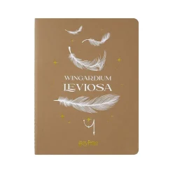 Moleskine Limited Edition Harry Potter Wingardium Leviosa Journal, 7.5" x 9.5", Narrow-Ruled, Kraft, 120 Pages (272173)