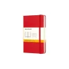 Moleskine Pocket 1-Subject Professional Notebooks, 3.5" x 5.5", Narrow Ruled, 96 Sheets, Red (930000)