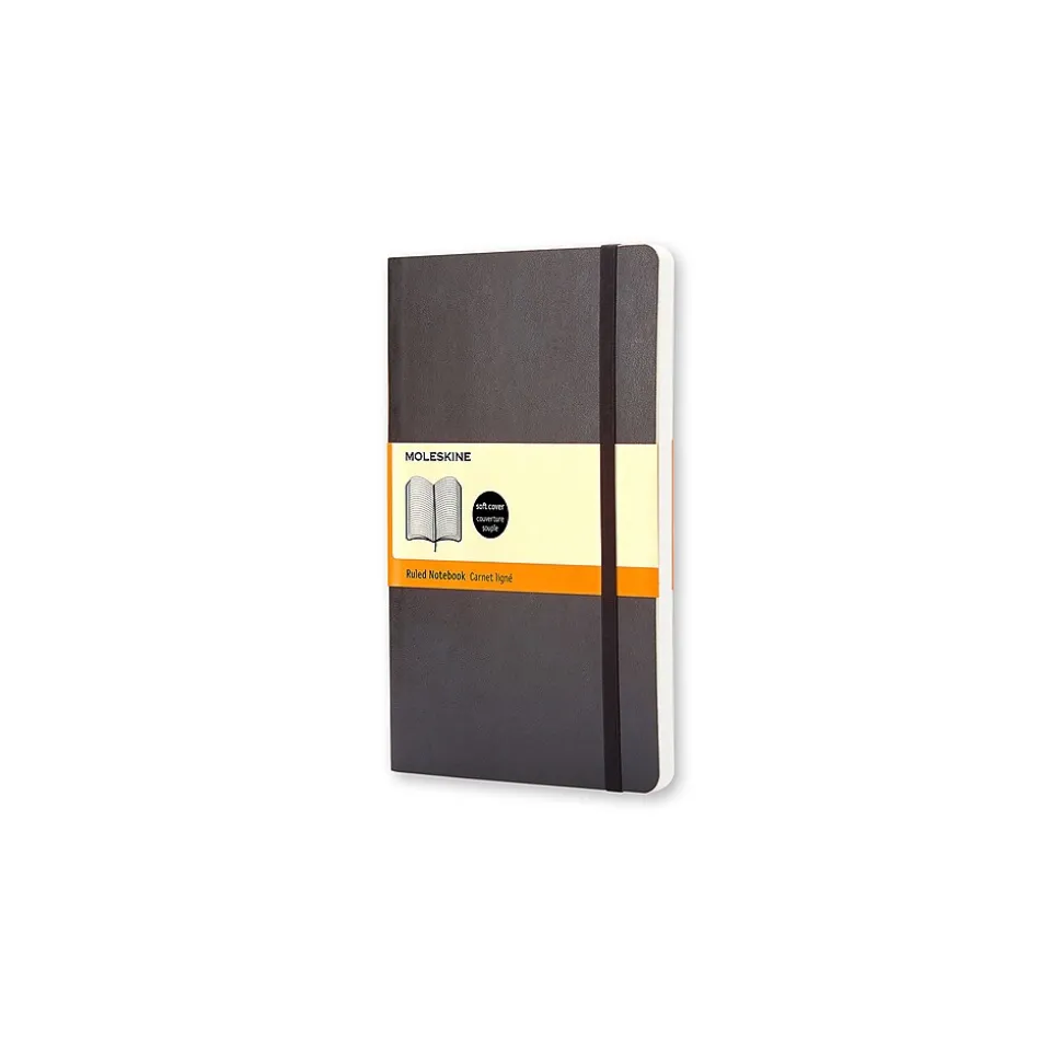 Moleskine Professional Notebooks, 5" x 8.25", College Ruled, 96 Sheets, Black (707162)