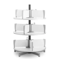 Moll® Deluxe Binder & File Carousel Shelving, Three Tier (CL3-80)