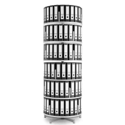 Moll® Deluxe Binder & File Carousel Shelving, Six Tier (CL6-80)