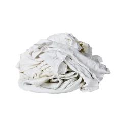 Monarch Brands Cotton Cleaning Rags, 14" x 14", White (R020-W48/W39)