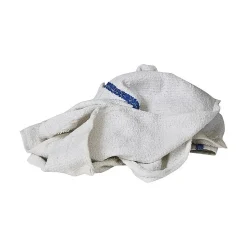 Monarch Brands Cotton Cleaning Wipers, 18" x 15", White, 60 Wipers/Box (N030-W69-10)