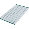 Monarch Brands Terry Cleaning Towels, 25" x 15", White and Green, 12 Towels/Pack (KT-GREEN)