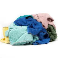 Monarch Brands Terry Cleaning Wipers, 20" x 20", Multicolor (N-C60-25)