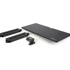 Monitor Riser Stand with Wireless Charging Pad - 15W Qi Charger for Phone - Height Adjustable Computer Monitor Riser for Desk