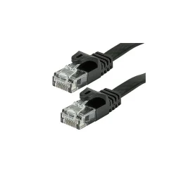Monoprice 10' 30- AWG CAT-5e UTP Flat Ethernet Network Cable, Black