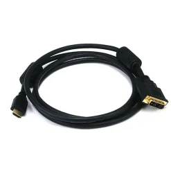 Monoprice 2404 6' HDMI/DVI-D Audio/Video Cable, Black
