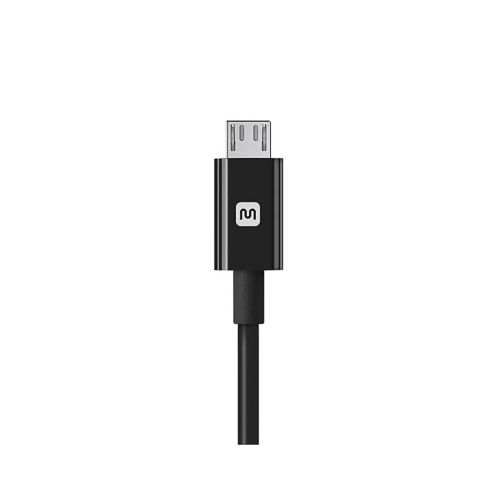 Monoprice 113919 6" USB-A to Micro-USB-B Power Cable, M/M, Black