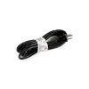 Monoprice 15' 18AWG 3 Prong AC Power Cord Cable, Black (107690)