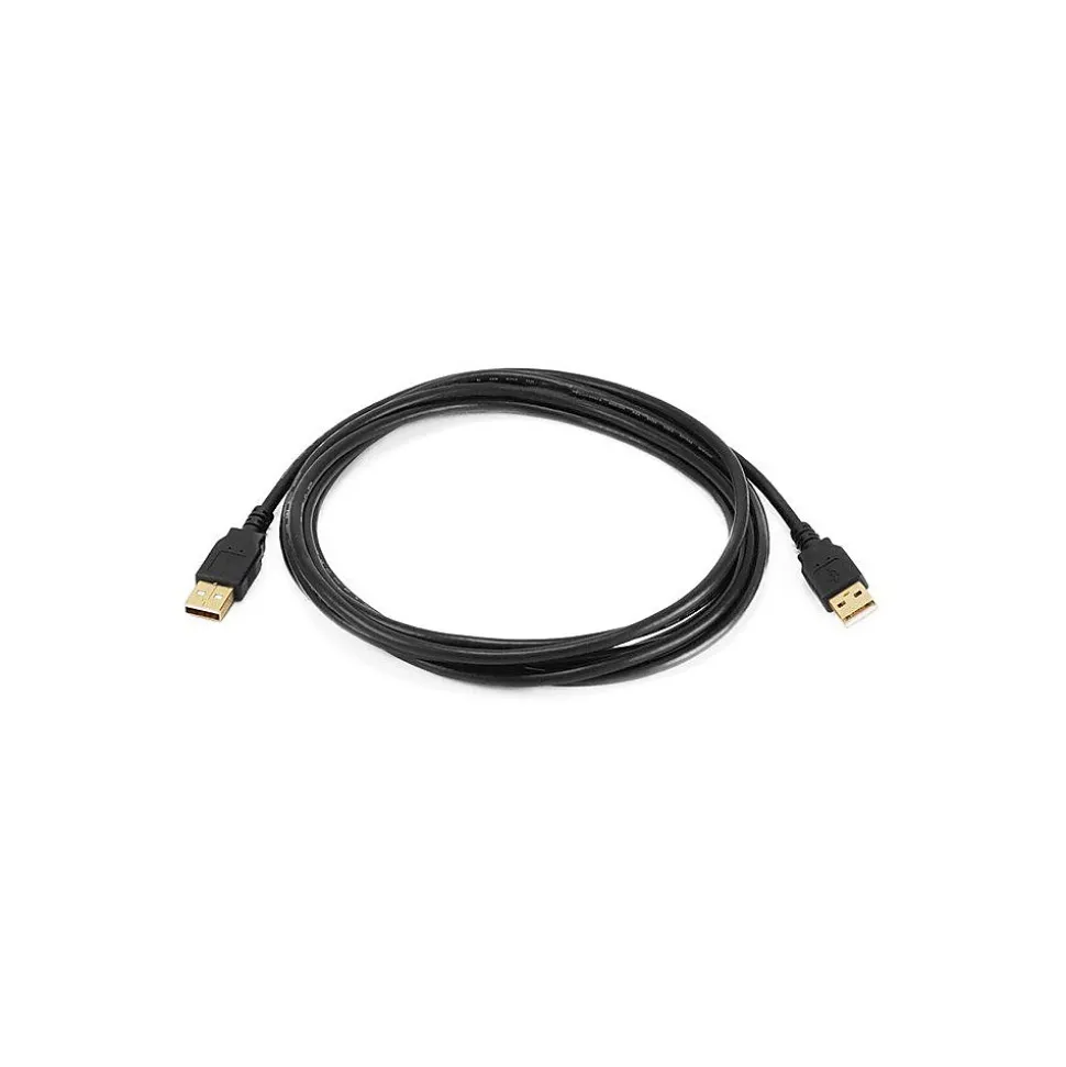 Monoprice 10' USB 2.0 Male to Male Data Transfer Cable, Black