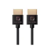 Monoprice Ultra Slim Series High Speed HDMI® Cable, 6ft Black