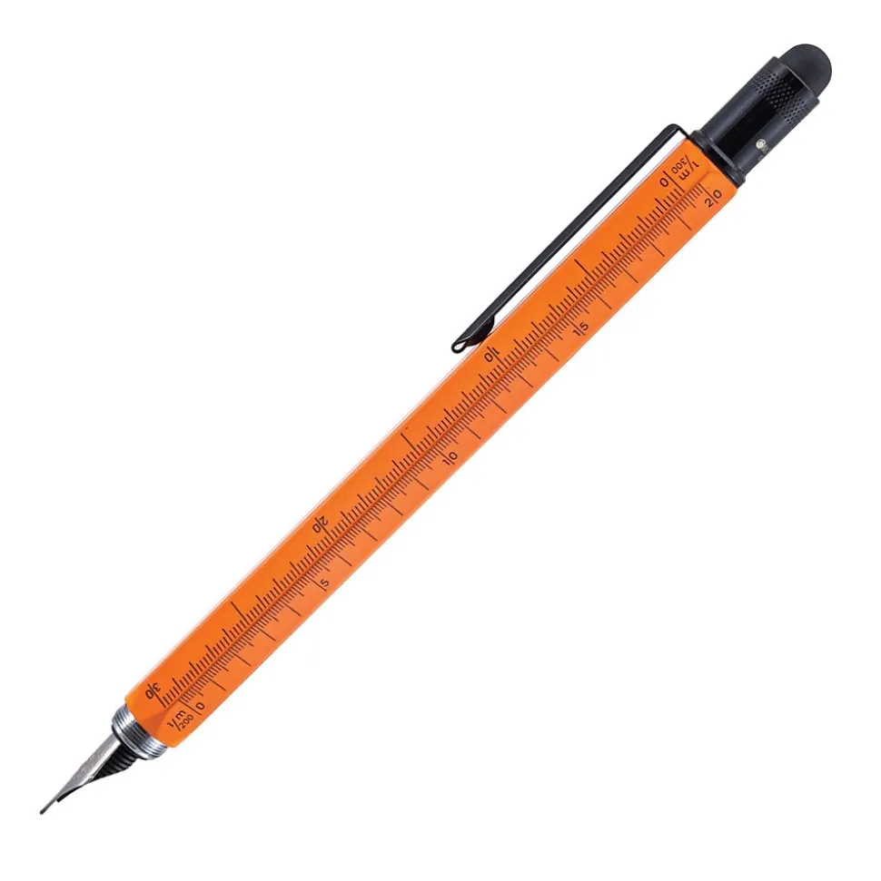 Monteverde One Touch Fountain Pen with Stylus, Orange (MV35290)