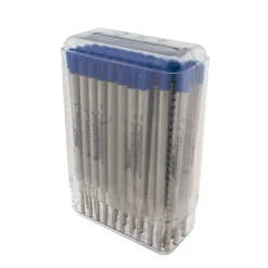 Monteverde Soft Roll Ballpoint Refill For Parker Pens, Medium Point, Blue Ink, 50/Pack (P154BU)