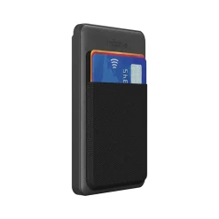 Mophie snap+ juice pack Magnetic Wireless Charger with Mini Wallet, 5000 mAh, Black (401108985)