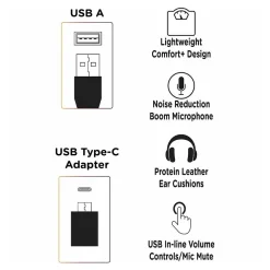Morpheus 360 Connect Stereo Computer Headset, Unified Communcations Certified, Black (HS5600SU)
