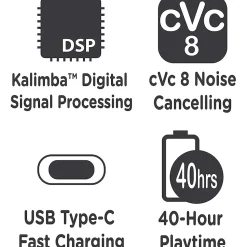 Morpheus 360 Eclipse 360 ANC Wireless Over Ear Headphones, Black (HP9250B)