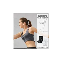 Morpheus 360 Nemesis Wireless Active Noise Canceling Earbuds, Bluetooth, White (TW2750W)