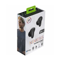 Morpheus 360 Nemesis Wireless Earbuds, Bluetooth, Black (TW1800W)