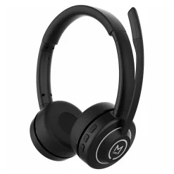 Morpheus 360 Sanctuary Wireless Noise Canceling Bluetooth Stereo Over-The-Ear Computer Headset, MS Certified (HS6750ANC)