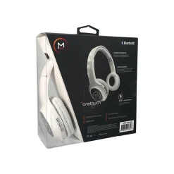 Morpheus 360 Tremors Bluetooth Wireless On-Ear Headphones, White (HP4500W)