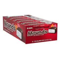 Mounds Dark Chocolate & Coconut Candy Bars, 1.75 oz., 36/Box (HEC00310)