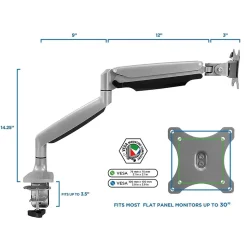Mount it Display Stands Adjustable Monitor Arm, Up to 32
