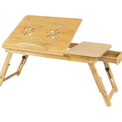 Mount-It! 19" x 11.75" Bamboo Laptop Stand, Brown (MI-7212)