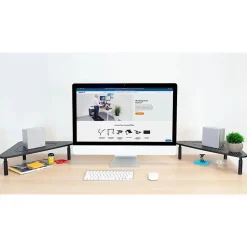 Mount-It! Adjustable Corner Monitor Stand, Up to 32
