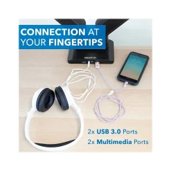 Mount-It! Adjustable Dual-Monitor Mount, Up to 35