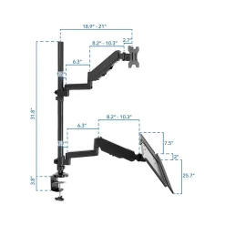 Mount-It! Adjustable Monitor Mount, Up to 32