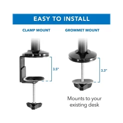 Mount-It! Adjustable Monitor Mount, Up to 32