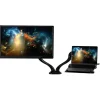Mount-It! Adjustable Mounts, Up to 27" Monitor, Black (MI-6352LTMN)