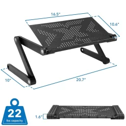 Mount-It! Adjustable Vented Aluminum Laptop Stand (MI-7210)