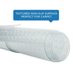 Mount-It! Carpet Chair Mat with Lip, 35.5