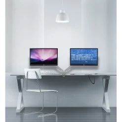 Mount-It! Dual Monitor Mount Arm with 2 USB Ports (MI-2762)