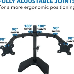 Mount-It! Dual Monitor Stand for 19