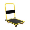 Mount-It! Foldable Flatbed with Swivel Wheels, 660 lb. Capacity, Black/Yellow (MI-921)