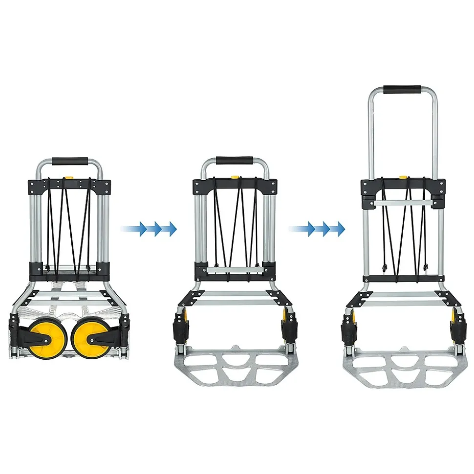 Mount-It! Folding Hand Truck and Dolly, 264 Lb Capacity (MI-902)