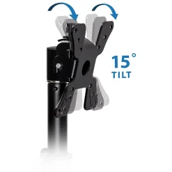 Mount-It! Height Adjustable Single Monitor Desk Mount for 13