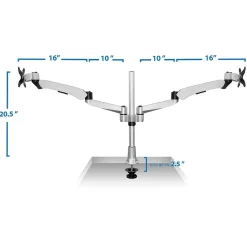 Mount-It! Modular Desk Mount Adjustable Monitor Arm, Up to 24