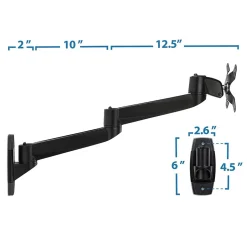 Mount-It! Modular Mount Adjustable Monitor Stands, Up to 27