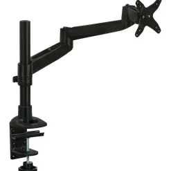 Mount-It! Modular Mount Adjustable Monitor Arm, Up to 30" Monitors, Black (MI-33111-BLK)