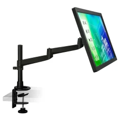 Mount-It! Modular Mount Adjustable Monitor Arm, Up to 30" Monitors, Black (MI-33111-BLK)