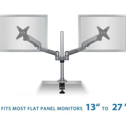 Mount-It! Modular Spring Arm Adjustable Monitor Arm, Up to 27