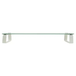 Mount-It! Monitor Stand, Clear/Silver (MI-7262-DS)