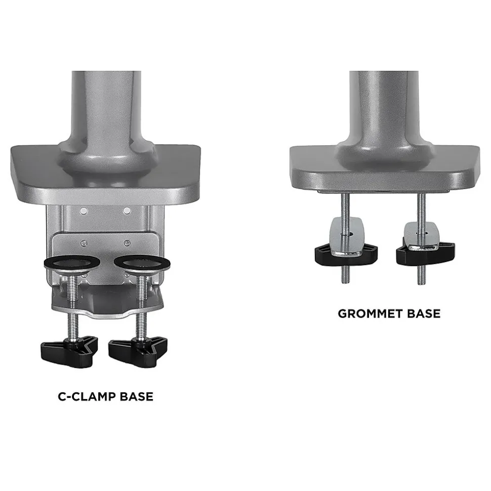 Mount-It! Sit Stand Desk Mount Workstation, Dual Monitor Standing Desk Converter, Full Motion Arm, Height Adjustable (MI-7904)