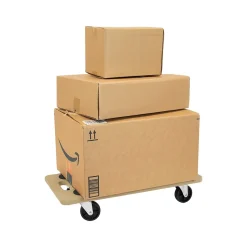 Mount-It! Small Platform Mover Dolly, 220 lb. Capacity, Light Brown, 2/Pack (MI-927)